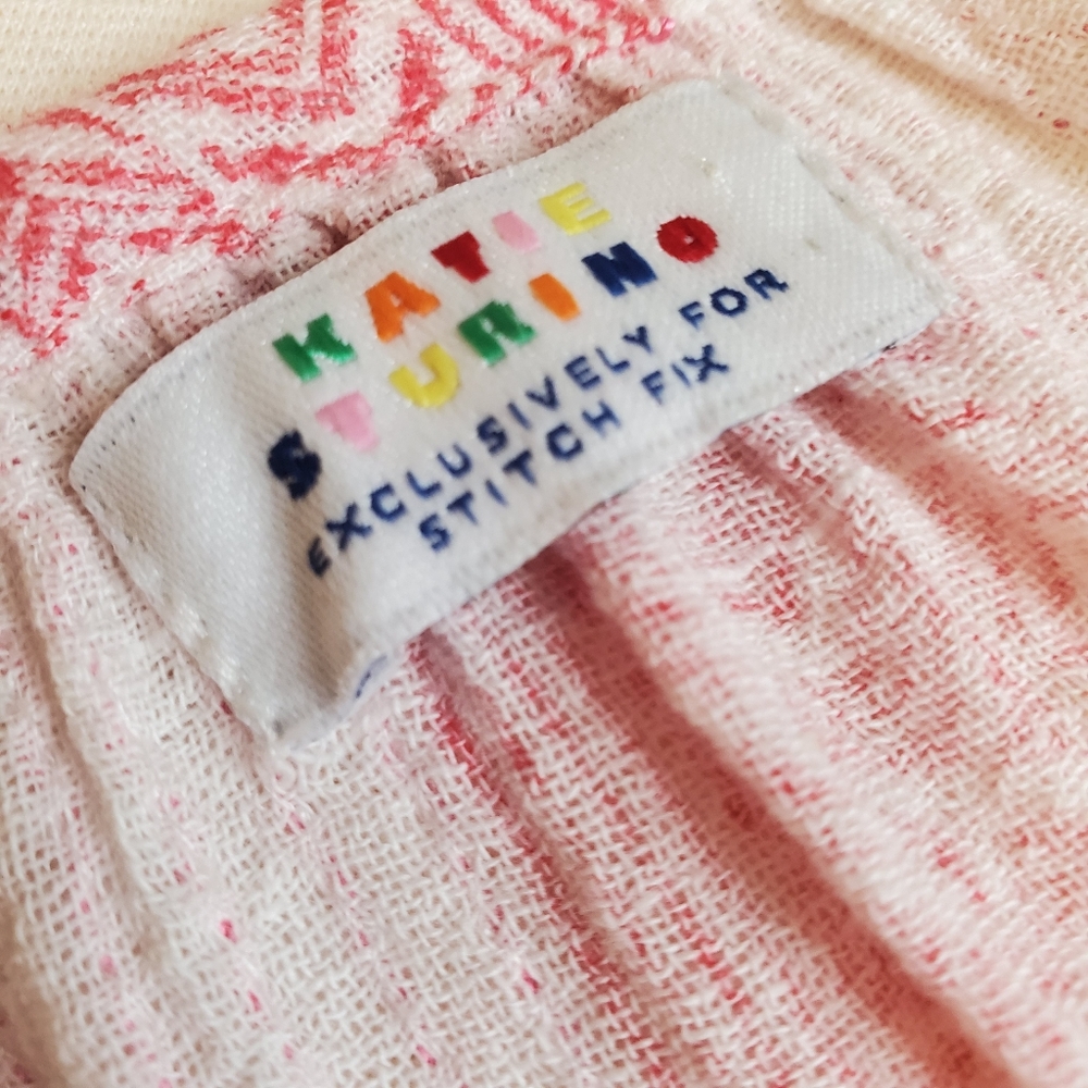 Katie Sturino Red & White Top - Picture 8 of 8